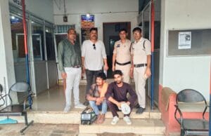 बॉडी रिपेयर शॉप से चोरी के मामले मे 02 आरोपी गिरफ्तार।।