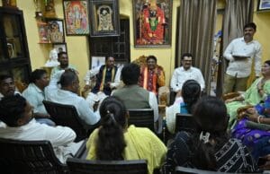 सांसद कार्यालय में सांसद खेल महोत्सव को लेकर महापौर व पार्षदों के साथ हुई बैठक