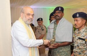 कर्रेगुट्टालु के शूरमाओं के पराक्रम का हुआ यशोगान = अमित शाह ने ऑपरेशन ब्लैक फारेस्ट में शामिल जवानों का किया सम्मान