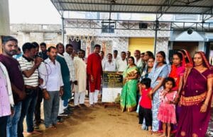 आदर्श ग्राम डोमा में विधायक निधि से सीसी रोड निर्माण कार्य का हुआ भूमिपूजन