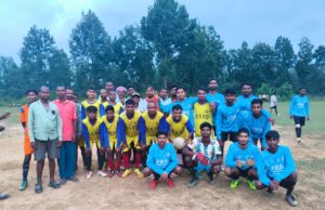 नरसिंहपुर में फुटबॉल प्रतियोगिता का शानदार आयोजन