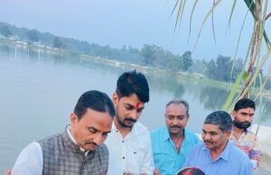 नगर वासियों एवं शिव शिष्य परिवार पाली द्वारा भक्ति भाव से मनाया गया छठ पर्व