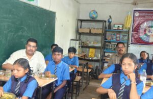 जेडी ने किया स्कूल का निरीक्षण