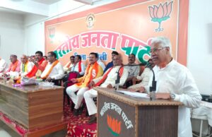 मुंगेली पहुँचे किसान मोर्चा के प्रदेश अध्यक्ष आलोक सिंह ठाकुर – जगह जगह भव्य स्वागत