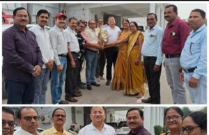 छत्तीसगढ़ शिक्षक संघ जिला इकाई जांजगीर-चांपा द्वारा नवपदस्थ डीईओ का आत्मीय स्वागत एवं अभिनंदन