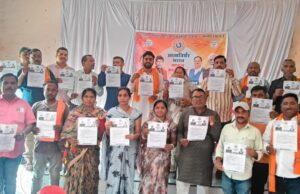 भाजपा डौंडी मंडल में लगाया गया आत्म निर्भर भारत कार्यशाला।