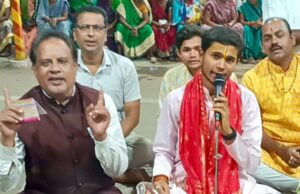 श्री सिद्ध हनुमान मंदिर की १२६ वीं महाआरती में पंडित मोरध्वज वैष्णव हुए शामिल