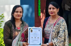 विनोबा में नेहा श्रीवास बनीं पोस्ट ऑफ द मंथ