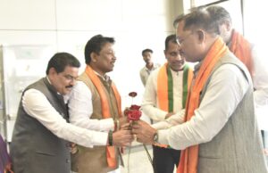 मुख्यमंत्री साय पहुंचे जगदलपुर, भव्य स्वागत