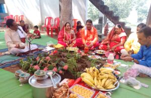 रतनपुर में यादव समाज द्वारा श्रद्धा और भक्ति के साथ गोवर्धन पूजा सम्पन्न