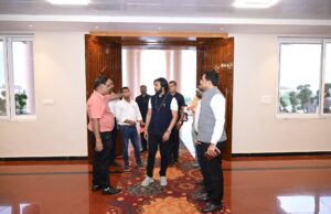 कैबिनेट मंत्री गुरु खुशवंत साहेब ने नए विधानसभा भवन एवं राज्योत्सव स्थल का निरीक्षण कर तैयारियों का लिया जायजा