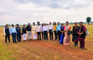 राष्ट्रीय जंबूरी के लिए द्वितीय बार संभावित स्थलों का निरीक्षण किया गया