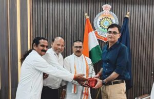 नवा बिहान अभियान टीम के सदस्यों ने पुलिस महानिरीक्षक से की मुलाकात