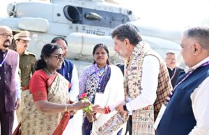 किरण देव ने किया राष्ट्रपति द्रोपदी मुर्मू का स्वागत