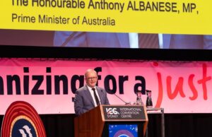 सिडनी में हुई इंडस्ट्रीयल ग्लोबल यूनियन की वर्ल्ड कांग्रेस में शामिल हुए भारतीय प्रतिनिधि