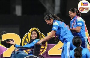 विश्व कप समारोह में भावनात्मक पल – स्मृति मंधाना ने घायल साथी को मंच तक पहुंचाया
