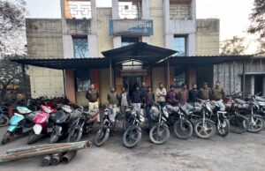 चोरी की 14 बाइक और एक रोलर बरामद, दीपका पुलिस को बड़ी सफलता