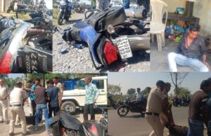 बांकीमोंगरा थाना क्षेत्र के इंदिरानगर में हुआ दो बाईक आपस में जबरदस्त भीड़त , 5 लोग घायल