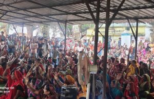 अमेरा ओपन कास्ट खदान के लिए 1 इंच नहीं देंगे जमीन ग्रामीणों ने कहा भ्रम फैलाने का किया जा रहा कार्य।