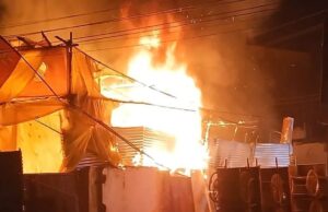 बिलासपुर में भीषण आग का कहर: फल गोदाम जलकर खाक, लाखों का नुकसान