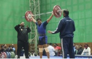 वेट लिफ्टिंग में फरेस्टर नेताम को गोल्ड मेडल