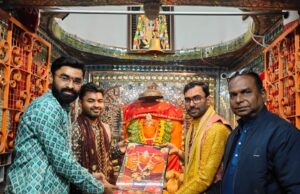 श्री सिद्ध हनुमान मंदिर 132 वीं महाआरती पंडित यशवंत शर्मा हुए शामिल