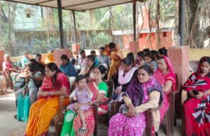 भाजपा कार्यकर्ताओं ने बूथों में प्रधानमंत्री नरेंद्र मोदी की मन की बात का सामूहिक श्रवण किया