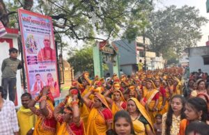 खमतराई में निकली विशाल कलश यात्रा, श्रद्धा और भक्ति का उमड़ा जनसैलाब