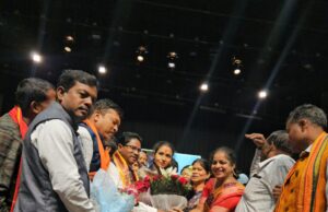 अजजा आयोग अध्यक्ष मंडावी का स्वागत