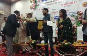 सुरेश प्रसाद जायसवाल निश्चल राज स्तरीय साहित्यकार सम्मान समारोह में सम्मानित किए गए छत्तीसगढ़ राजभाषा आयोग सम्मान समारोह।