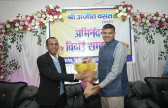 कोरबा कलेक्टर अजीत वसंत को प्रशासन ने दी भावभीनी विदाई