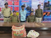 अवैध शराब परिवहन कर बिक्री करने वाला आरोपी के विरुद्ध थाना, चांपा पुलिस की ताबड़तोड़ कार्यवाही