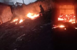 रायपुर में गद्दा फैक्ट्री में भीषण आग, रातभर कड़ी मशक्कत के बाद काबू; मशीनें और कच्चा माल खाक