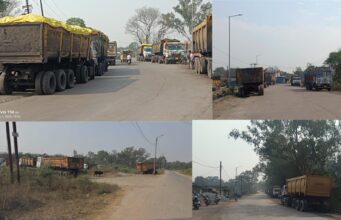 बांकीमोंगरा: सुराकछार मुख्य मार्ग बना ‘अवैध पार्किंग जोन’ सड़क पर खड़े भारी वाहन दे रहे हैं बड़े हादसे को न्योता