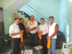 प्रदेशाध्यक्ष संजय सिंह ठाकुर का जांजगीर-चांपा प्रवास, नव निर्वाचित पदाधिकारियों को दी बधाई।