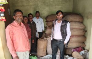 कलेक्टर श्री जन्मेजय महोबे के निर्देशन में अवैध धान भंडारण पर कार्रवाई, 131.60 क्विंटल अवैध धान जप्त