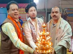 श्री सिद्ध हनुमान मंदिर 134वीं महाआरती में पंडित प्रकाश कृष्ण वैष्णव हुए शामिल