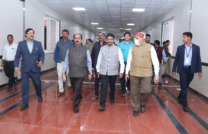 उप मुख्यमंत्री और संसदीय कार्य मंत्री ने किया नए विधानसभा भवन का निरीक्षण