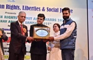ह्यूमन राइट्स डे पर कोरबा के साकेत शर्मा को ‘ग्लोबल ह्यूमैनिटेरियन एक्सीलेंस अवॉर्ड’, सहयोगियों व वरिष्ठजनों के प्रति जताया आभार