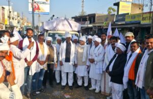 विश्व हिंदू परिषद ने गुरु घासीदास जयंती के उपलक्ष्य में भव्य रैली का किया स्वागत जय सतनाम और जय श्री राम के गूंजे नारे।