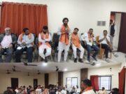 आरंग नगर में भाजयुमो के नवनियुक्त जिलाध्यक्ष पिंटू साहू का भव्य स्वागत