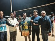 20वीं राज्य स्तरीय वॉलीबॉल प्रतियोगिता 2025 में भाग लेने जा रही टीम को जर्सी वितरण