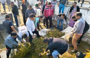 दलपत सागर में स्वच्छता अभियान के तहत श्रमदान शहरवासियों ने श्रमदान कर दिया स्वच्छता का संदेश