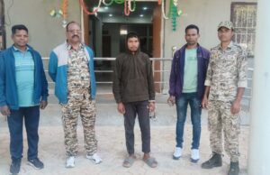 नाबालिक को बहला फुसलाकर ले जाने वाले आरोपी को मर्दापाल पुलिस ने किया गिरफ्तार।