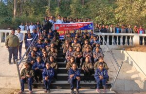 आत्मसमर्पित नक्सलियों की सहभागिता के साथ बीजापुर में यातायात जागरूकता कार्यक्रम