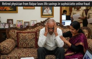 रायपुर में डिजिटल अरेस्ट का नया शिकार: 74 वर्षीय रिटायर्ड डॉक्टर से ठगों ने उड़ाए 1.28 करोड़