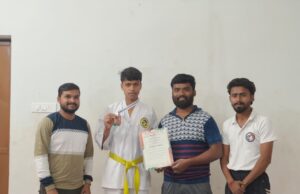 ताइक्वांडो चैंपियनशिप में आरंग मार्शल आर्ट क्लब के खिलाडियों ने जीता कांस्य पदक