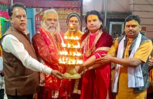 श्री सिद्ध हनुमान मंदिर १३८वीं महाआरती में पंडित देवदत्त उपाध्याय हुए शामिल