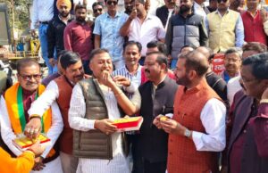 नितिन नबीन के निर्विरोध भाजपा राष्ट्रीय अध्यक्ष बनने पर सरगुजा में जश्न, कार्यकर्ताओं ने मनाया उत्सव