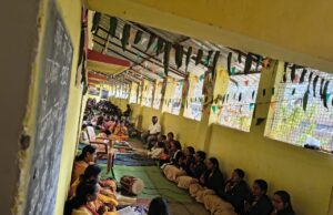 सरस्वती शिशु मंदिर भानपुरी में बसंत पंचमी पर हवन-पूजन एवं विद्या आरंभ संस्कार हर्ष उल्लास के साथ मनाया गया